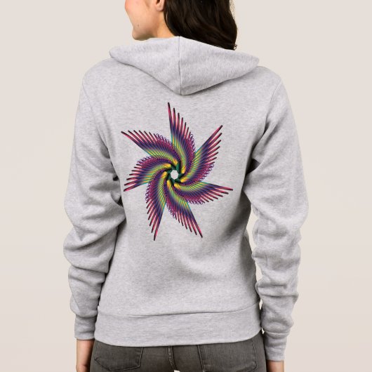 druk vrouwen hoodie (Achterkant)