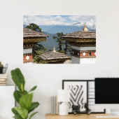 Druk Wangyal Chortens Poster (Thuiskantoor)