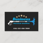 Druk Wasmachine Macht Wasmachine 5 Sterren Schoonm Visitekaartje (Voorkant)