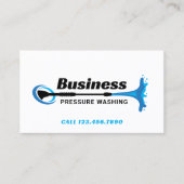 Druk Wasmachine Moderne reiniging Visitekaartje (Voorkant)