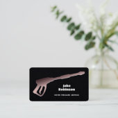 Druk Wasmachine Premium Visitekaartje (Staand voorkant)