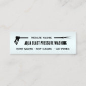 🌊 druk wassen aangepaste QR Mini Visitekaartje (Voorkant)