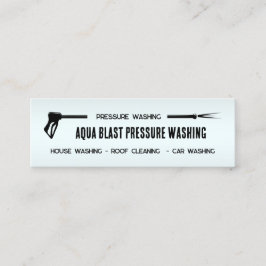 🌊 druk wassen aangepaste QR Mini Visitekaartje