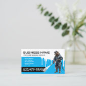 Druk wassen Beer Power Wash Cleaning Service Visitekaartje (Staand voorkant)