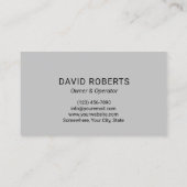 Druk Wassen Beer Power Washer House Cleaning Visitekaartje (Achterkant)