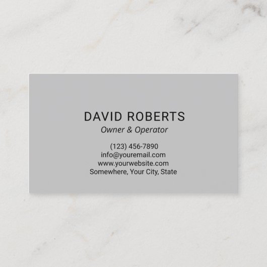 Druk Wassen Beer Power Washer House Cleaning Visitekaartje (Achterkant)