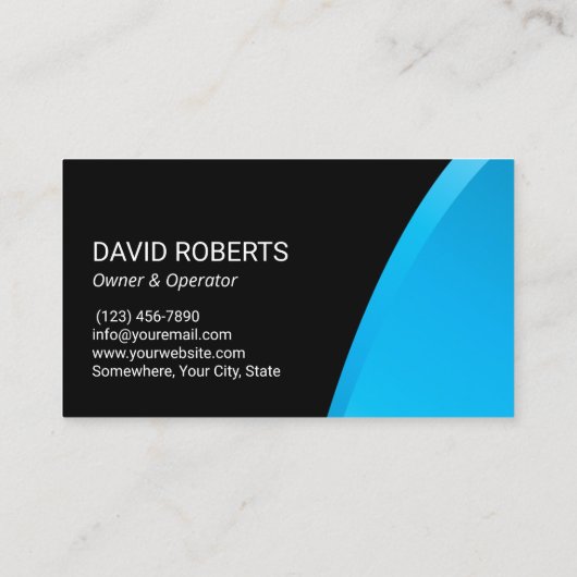 Druk Wassen Blauwe Machtswasmachine Moderne het Sc Visitekaartje (Achterkant)