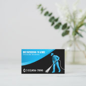 Druk Wassen Blauwe Machtswasmachine Moderne het Sc Visitekaartje (Staand voorkant)