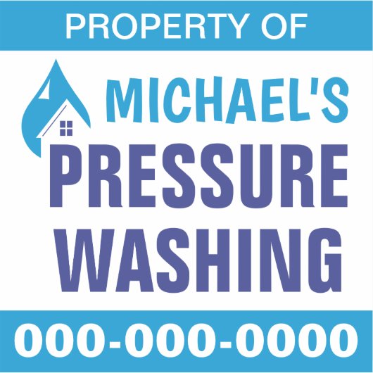 Druk wassen eigenschap sticker (Voorkant)