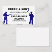 Druk wassen en schilderen visitekaartje (Voorkant / Achterkant)