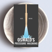 Druk wassen, gouden power wash Pistool Visitekaartje