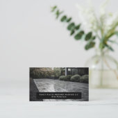 Druk wassen huis schoonmaken Power Wash Foto Visitekaartje (Staand voorkant)