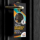 Druk wassen huis schoonmaken Power Wash Service Deurhanger