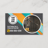 Druk wassen huis schoonmaken Power Wash Service Visitekaartje (Voorkant)