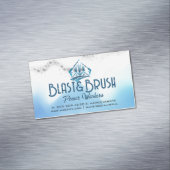 Druk wassen Logo | Zeepschuim Magnetisch Visitekaartje (Voorbeeld)