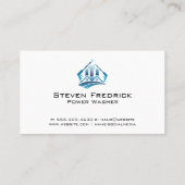 Druk wassen Logo | Zeepschuim Visitekaartje (Achterkant)