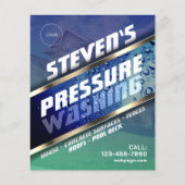 Druk wassen met Logo Flyer (Voorkant)