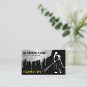 Druk wassen Moderne wasmachine Visitekaartje (Staand voorkant)