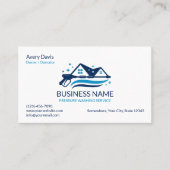 Druk wassen Power Wash Cleaning Professional Visitekaartje (Voorkant)