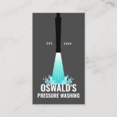 Druk wassen, Power Wash Pistool Visitekaartje (Voorkant)