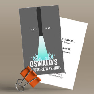 Druk wassen, Power Wash Pistool Visitekaartje