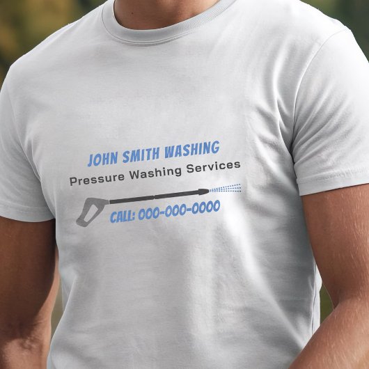 Druk wassen & Power Wash Schoonmaken T-shirt