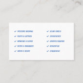 Druk wassen & Power Wash Schoonmaken Visitekaartje (Achterkant)