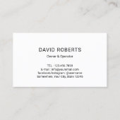 Druk wassen Power Washer Blue Reiniging Visitekaartje (Achterkant)