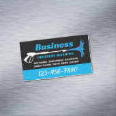 Druk wassen Power Washer Super Reiniging Magnetisch Visitekaartje (Voorbeeld)