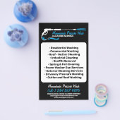 Druk wassen Power Wassen Professional Clean Flyer (Enkel)