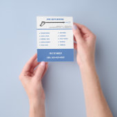 Druk Wassen & Power Wassen Schoonmaak Flyer (Hand)