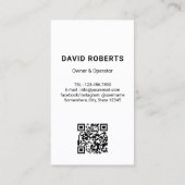 Druk wassen Schattigee Power Washer House Reinigin Visitekaartje (Achterkant)