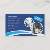 Druk Wassen Service Power Wash House Cleaning Visitekaartje (Achterkant)