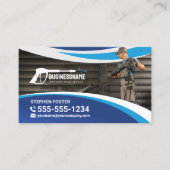 Druk Wassen Service Power Wash House Cleaning Visitekaartje (Voorkant)