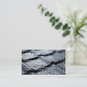 Druk wassen tweetalig Spaans Visitekaartje (Staand voorkant)