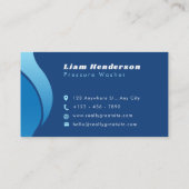 Druk wassen Visitekaartjes schoonmaak service (Achterkant)