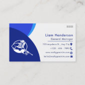 Druk wassen Visitekaartjes schoonmaak service (Achterkant)