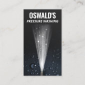 Druk Wassen Water Drops Power Auto Detailing Visitekaartje (Voorkant)