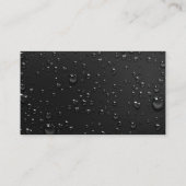 Druk wassen zwart Power Wash Cleaner rood Visitekaartje (Achterkant)