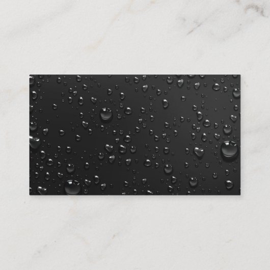 Druk wassen zwart Power Wash Cleaner rood Visitekaartje (Achterkant)