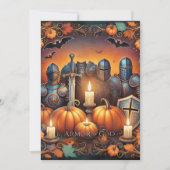 Drukbare Levendige Christelijke Halloween Armor of Kaart (Voorkant)