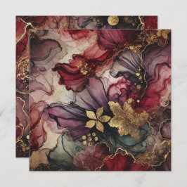 Drukbare Oogst Wijn Alcohol Inkt Scrapbook Papier Kaart