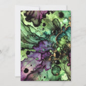 Drukbare Witch's Brew Halloween Alcohol Inkt Kaart (Voorkant)