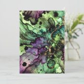 Drukbare Witch's Brew Halloween Alcohol Inkt Kaart (Staand voorkant)