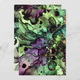 Drukbare Witch's Brew Halloween Alcohol Inkt Kaart