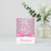 DRUKBEELD - Winter Wonderland Bat Mitzvah Insert Informatiekaartje (Staand voorkant)