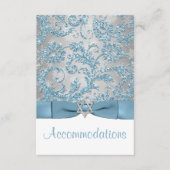 DRUKBEELD - Winter Wonderland Bat Mitzvah Insert Informatiekaartje (Voorkant)