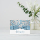 DRUKBEELD - Winter Wonderland Bat Mitzvah Insert Informatiekaartje (Staand voorkant)