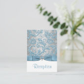 DRUKBEELD - Winter Wonderland Bat Mitzvah Insert Informatiekaartje (Staand voorkant)