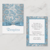 DRUKBEELD - Winter Wonderland Bat Mitzvah Insert Informatiekaartje (Voorkant / Achterkant)